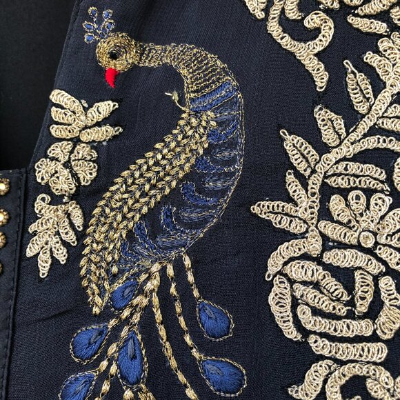 Formal Beaded Kurti | Indian Tunic Dress - Picture 5 of 9